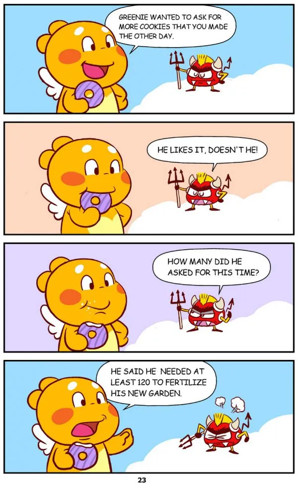 Qoobee Comics 025 – Devil’s Cookies are Popular