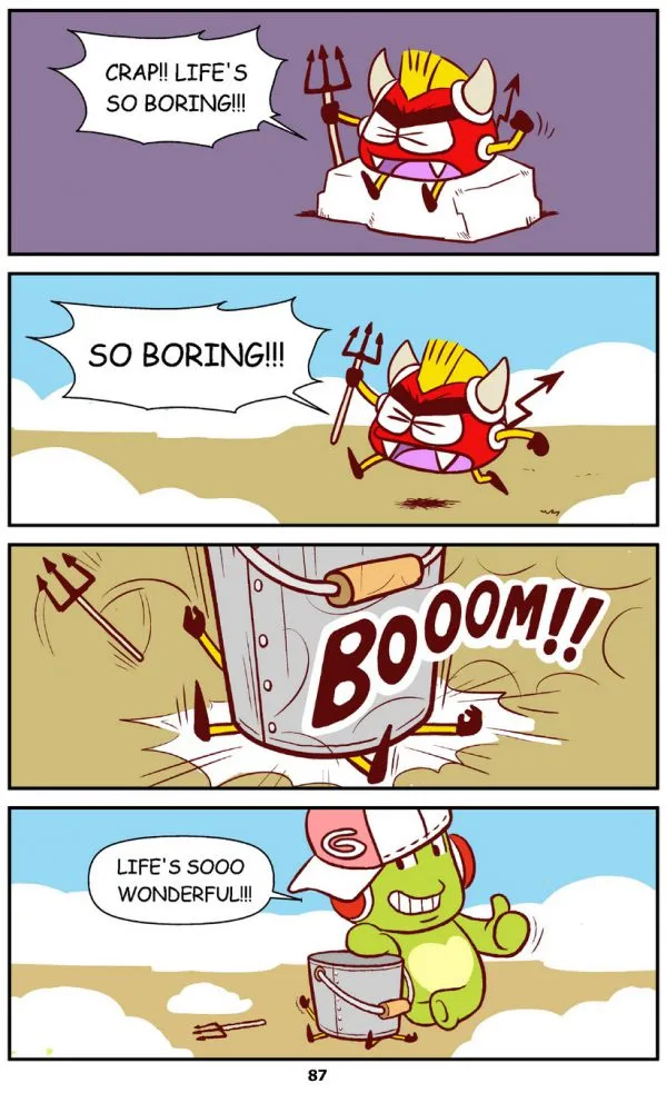 Qoobee Comics 089 – Boring and Wonerful Life