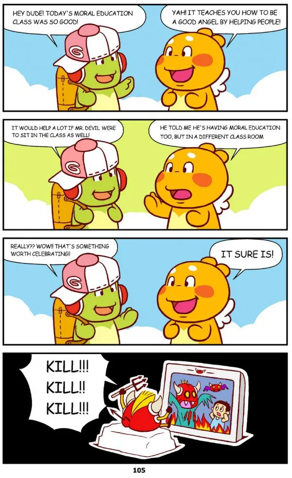 Qoobee Comics 107 – Mr Devil’s Moral Education