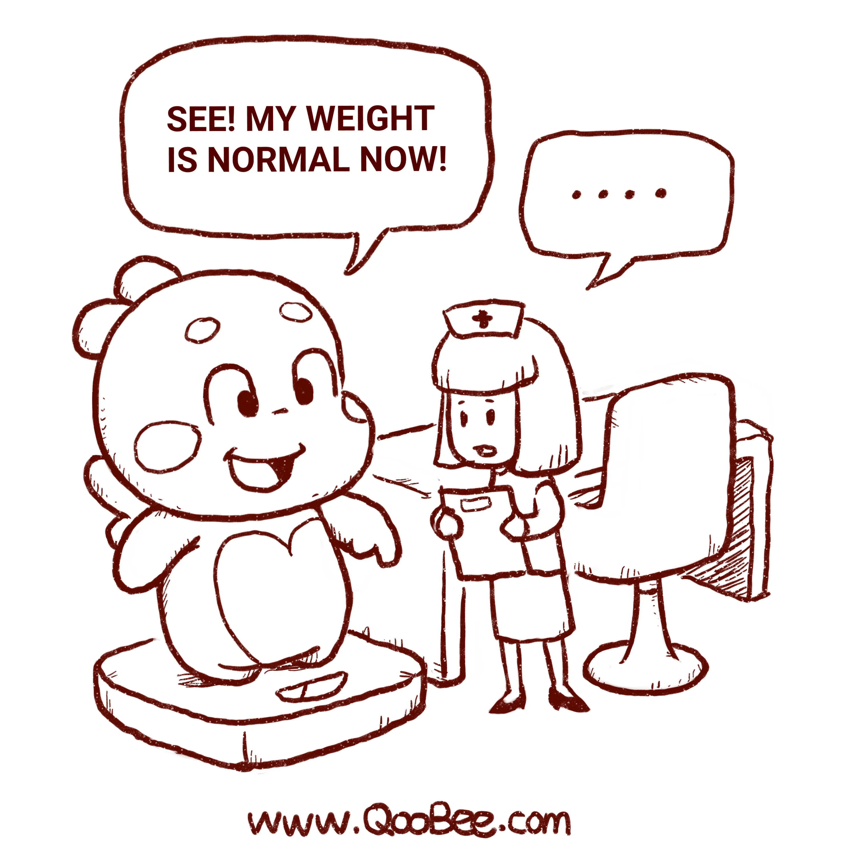 Qoobee is going for a Body Checkup, part 3