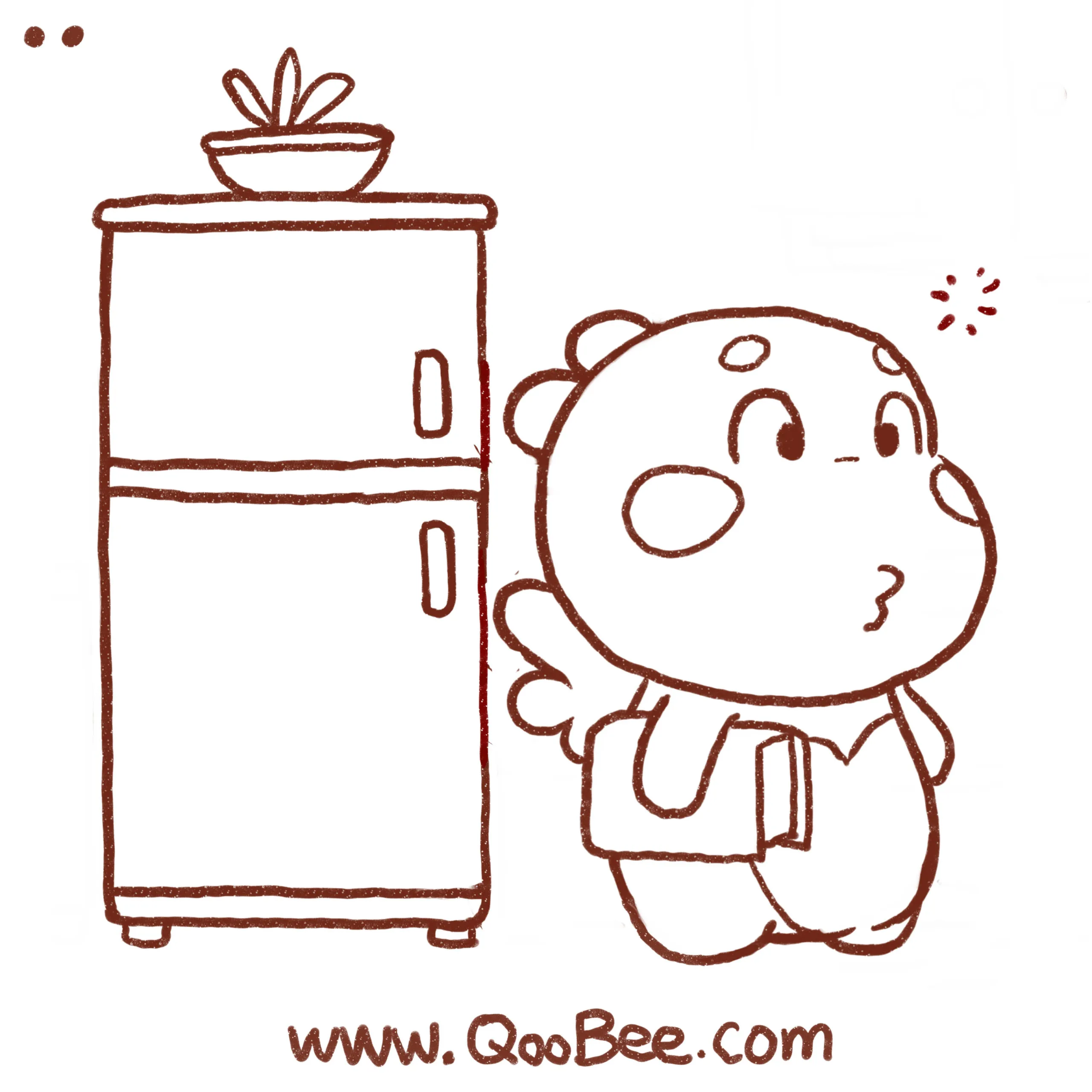 QooBee Often Does This At Home, part 2